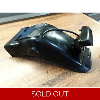 1982-83 Yamaha XZ550R Vision Rear Fender with Licence Plate Bracket and Light 11H-21611-00